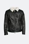 Elton Gold Colletto Shearling Style Nero Panna uomo Barone firenze - 1