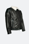 Elton Gold Colletto Shearling Style Nero Panna uomo Barone firenze - 3