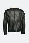 Elton Gold Colletto Shearling Style Nero Panna uomo Barone firenze - 5