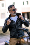 Elton Gold Colletto Shearling Style Nero uomo Barone firenze - 1