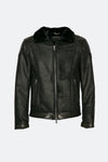 Elton Gold Colletto Shearling Style Nero uomo Barone firenze - 3