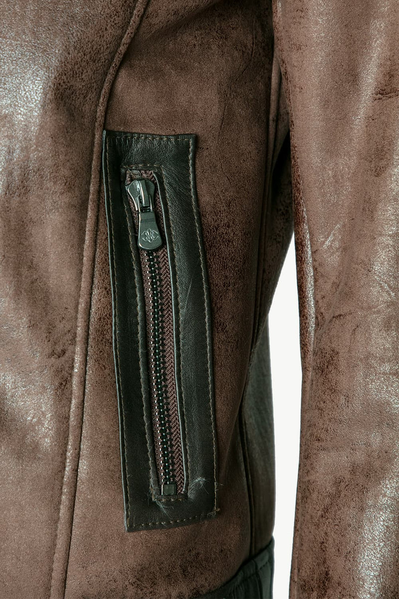 Elton Gold Colletto Shearling Style Testa di moro uomo Barone firenze - 7