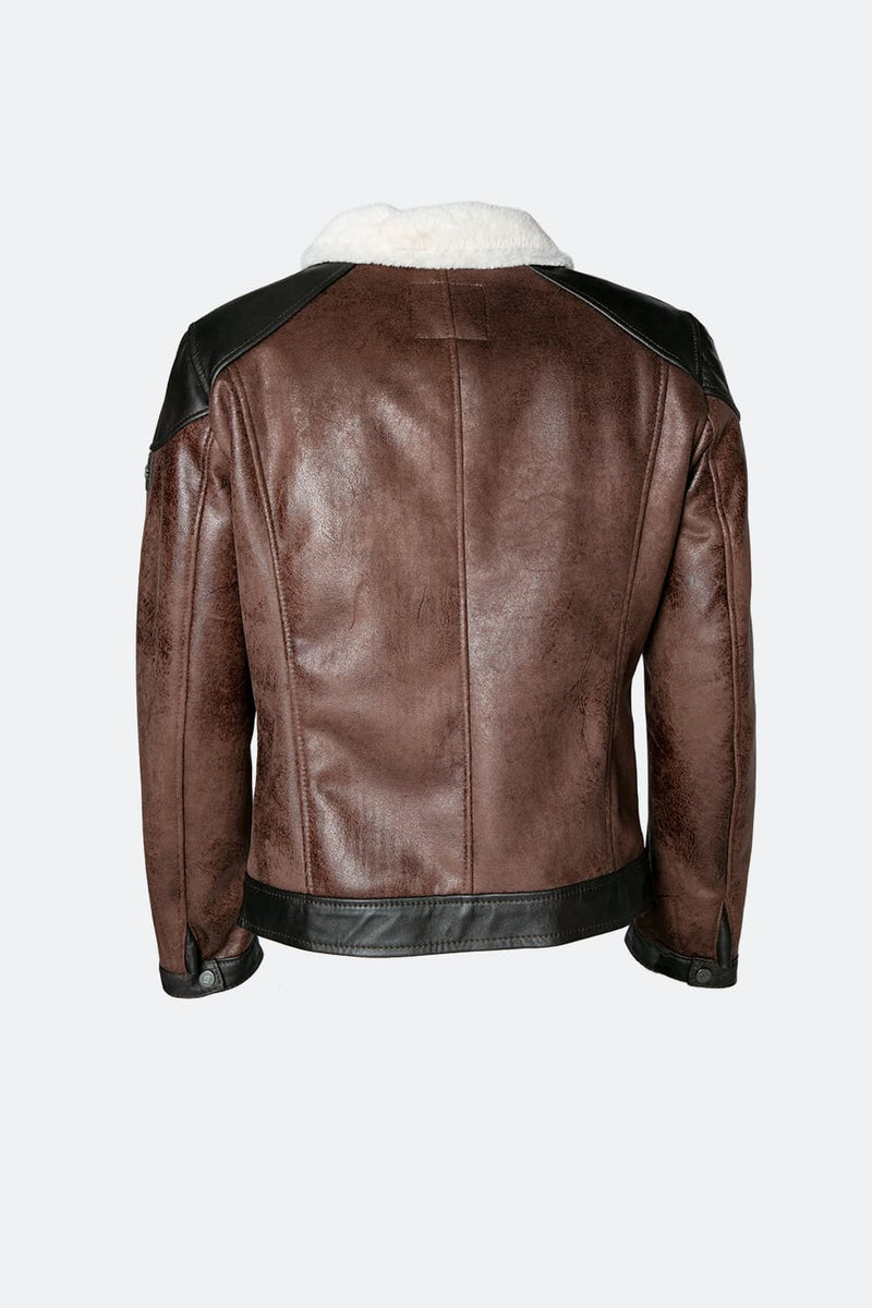 Elton Gold Colletto Shearling Style Testa di moro uomo Barone firenze - 10