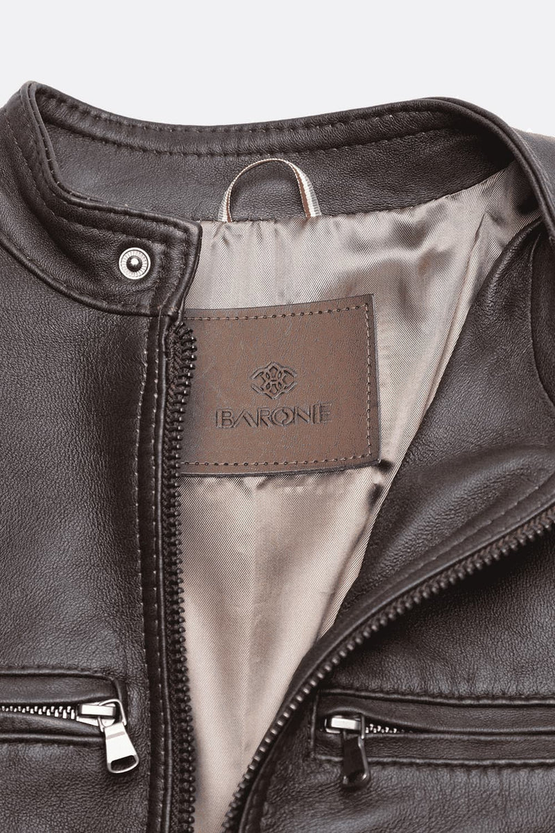 Elton Gold Nappa Testa di moro uomo Barone firenze - 5