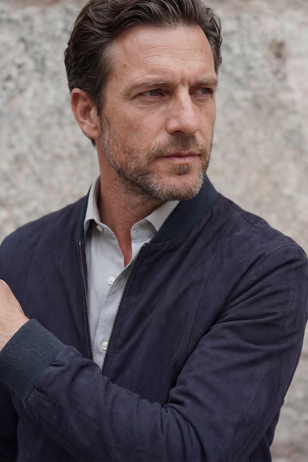 Enrico Camoscio Blu uomo Barone firenze - 4