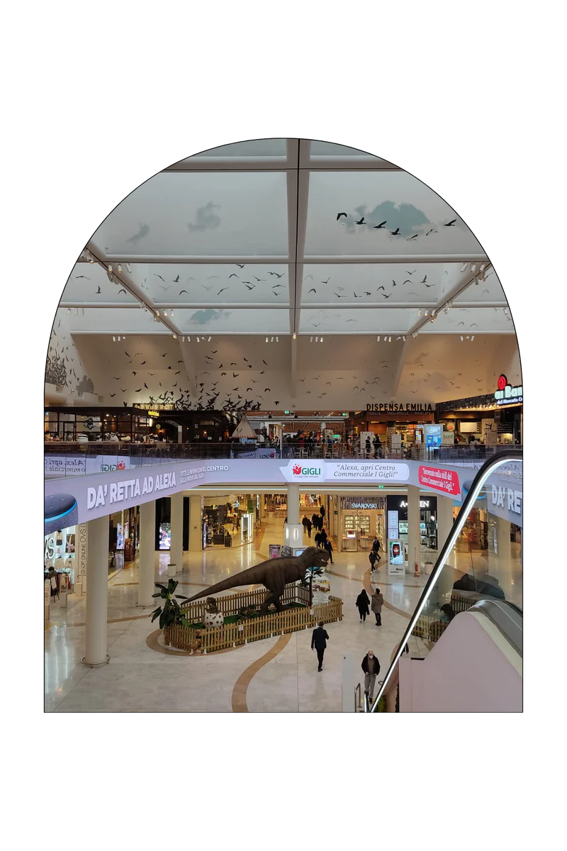 Centro Commerciale I GIGLI - Primo piano Corte Lunga - Via San Quirico , 165 - Campi Bisenzio (FI)