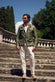 Francesco Sahariana Vintage Verde uomo Barone firenze - 5
