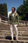 Francesco Sahariana Vintage Verde uomo Barone firenze - 5