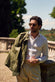 Francesco Sahariana Vintage Verde uomo Barone firenze - 4