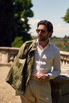 Francesco Sahariana Vintage Verde uomo Barone firenze - 4
