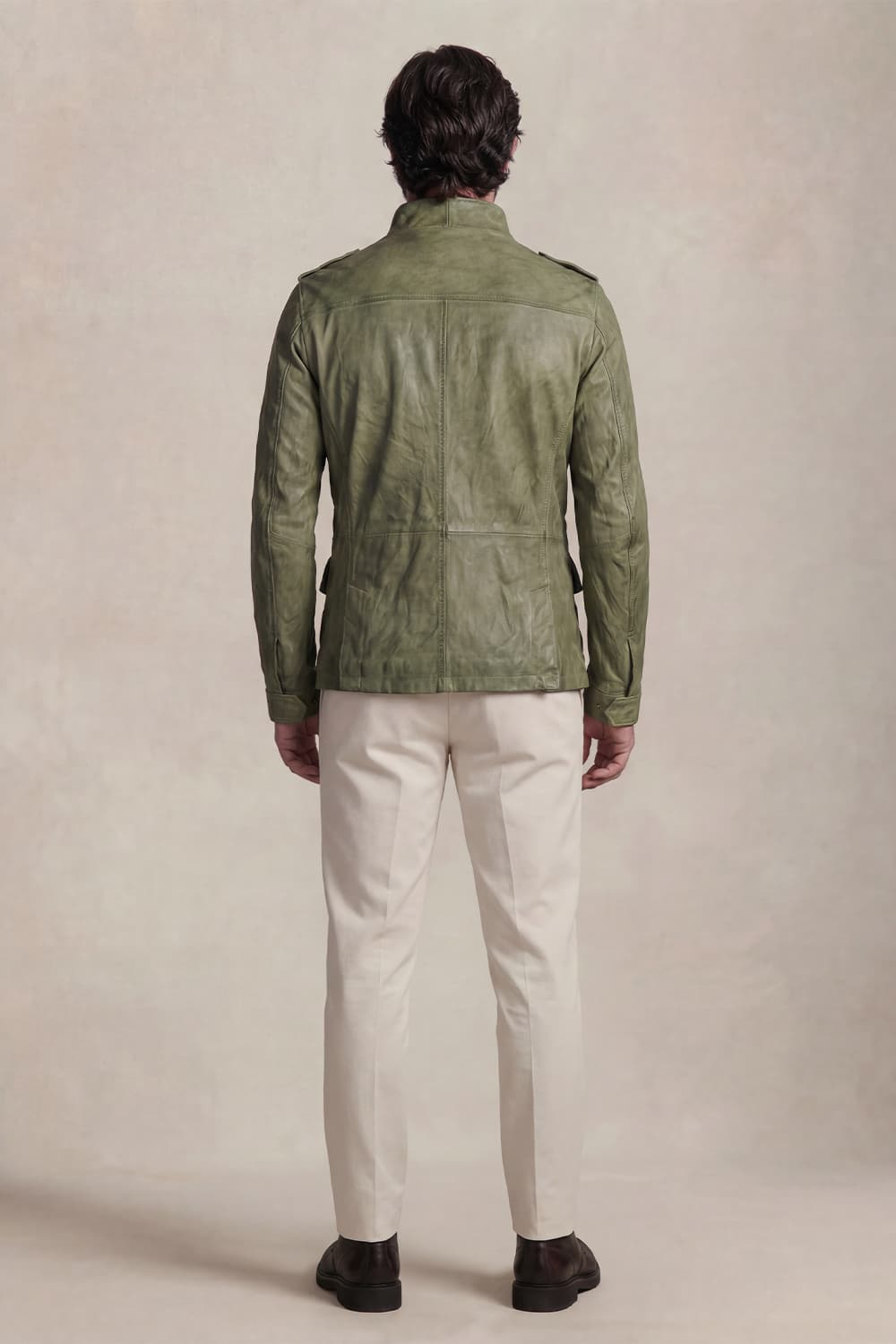Francesco Sahariana Vintage Verde uomo Barone firenze - 10