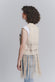 Gilet Ricamo Beige donna Barone firenze - 3