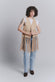 Gilet Ricamo Cuoio donna Barone firenze - 2