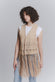 Gilet Ricamo Cuoio donna Barone firenze - 1