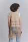 Gilet Ricamo Cuoio donna Barone firenze - 3