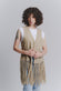 Gilet Ricamo Oliva donna Barone firenze - 1