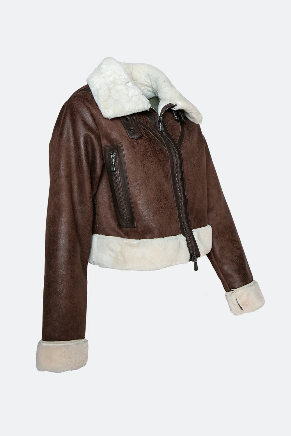 Ginevra Shearling Style Testa di Moro donna Barone firenze - 8