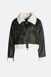 Ginevra Shearling Style Nero donna Barone firenze - 2