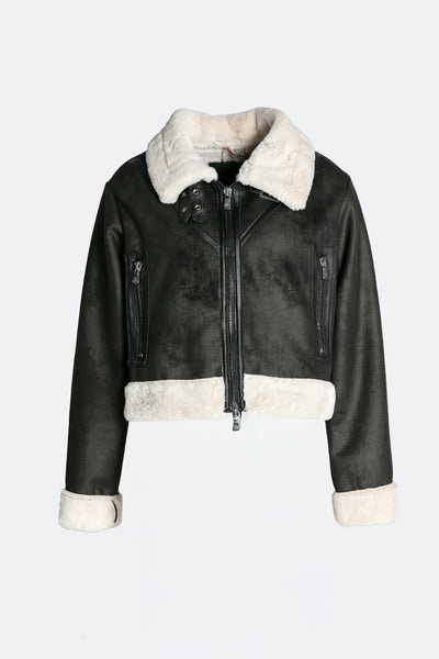 Ginevra Shearling Style Nero