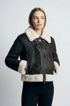 Ginevra Shearling Style Nero donna Barone firenze - 4