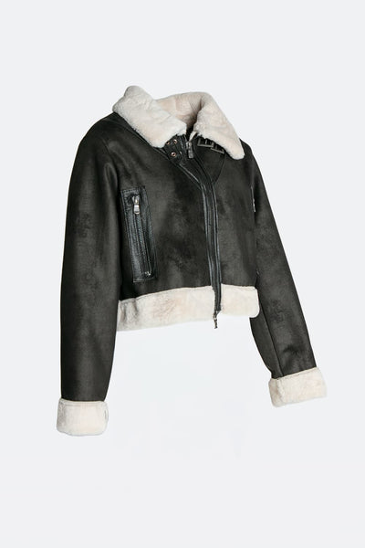 Ginevra Shearling Style Nero