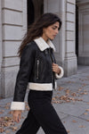 Ginevra Shearling Style Nero donna Barone firenze - 3