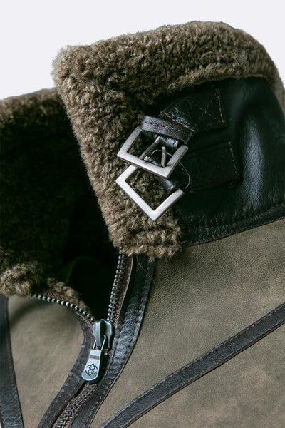 Ginevra Shearling Style Verde