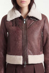 Ginevra Shearling Style Testa di Moro donna Barone firenze - 6