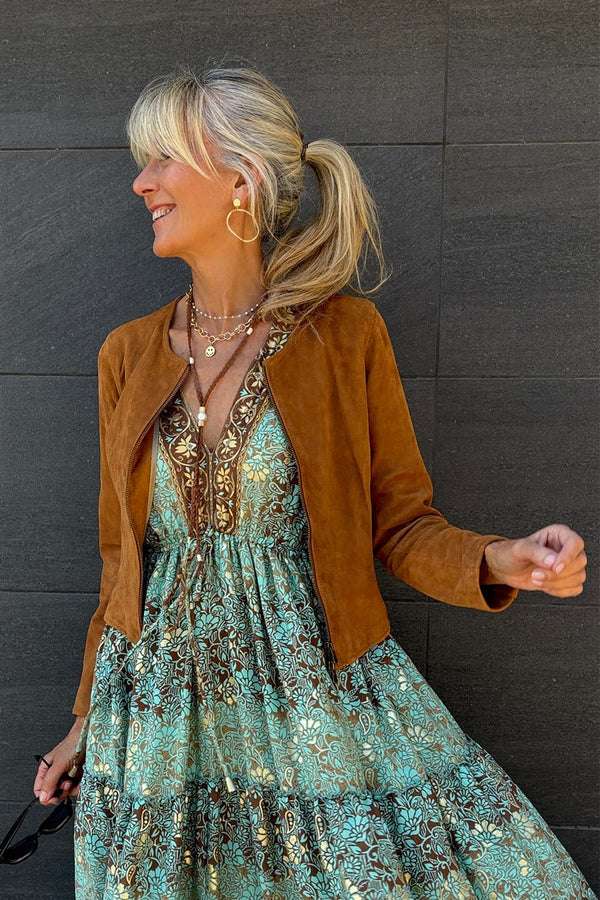 Ire Corto Camoscio donna Barone firenze