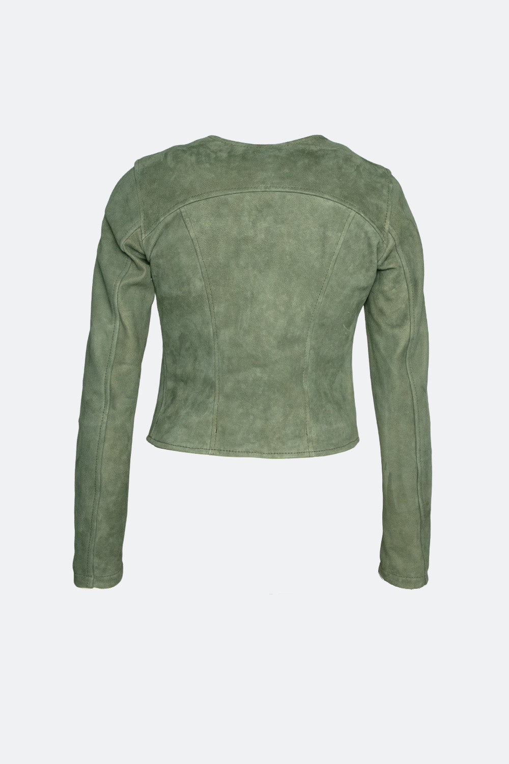 Ire Corto Camoscio Sfoderato Verde donna Barone firenze - 9