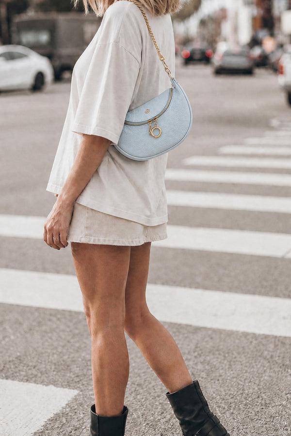 Marsupio Bea Azzurro Chiaro donna Barone firenze