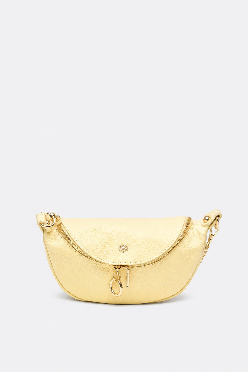 Marsupio Bea Giallo Chiaro donna Barone firenze - 4