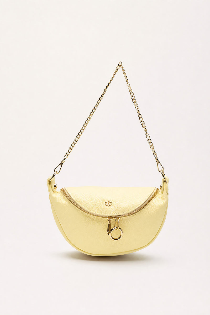 Marsupio Bea Giallo Chiaro donna Barone firenze - 1