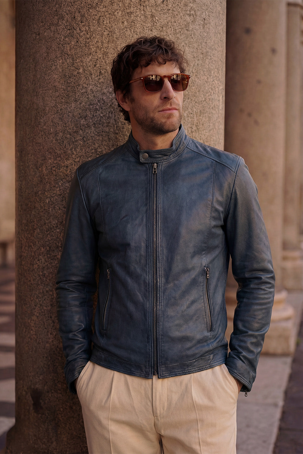 Massi Vintage Blu uomo Barone firenze - 3