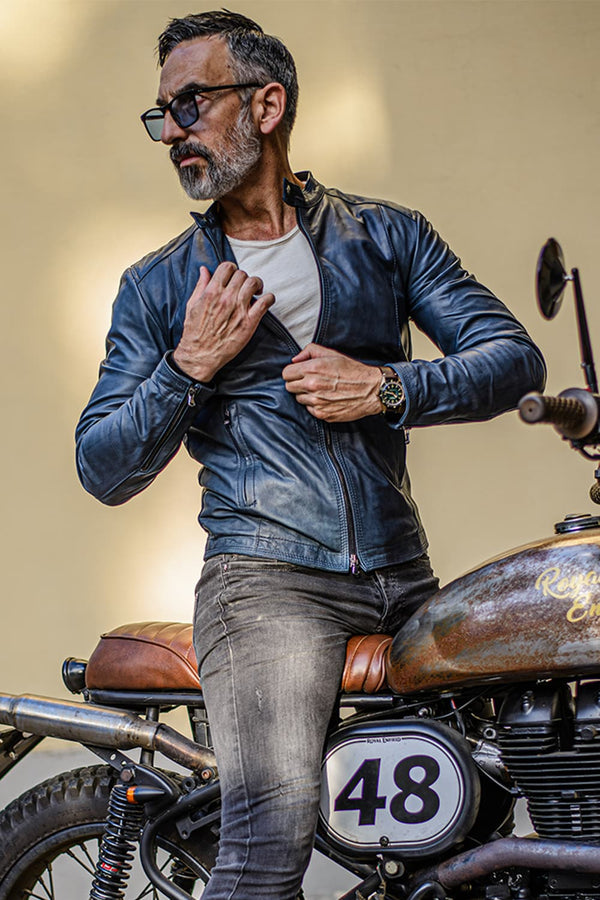 Massi Vintage Blu uomo Barone firenze