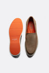 Mocassino Camoscio Uomo Beige uomo Barone firenze - 7