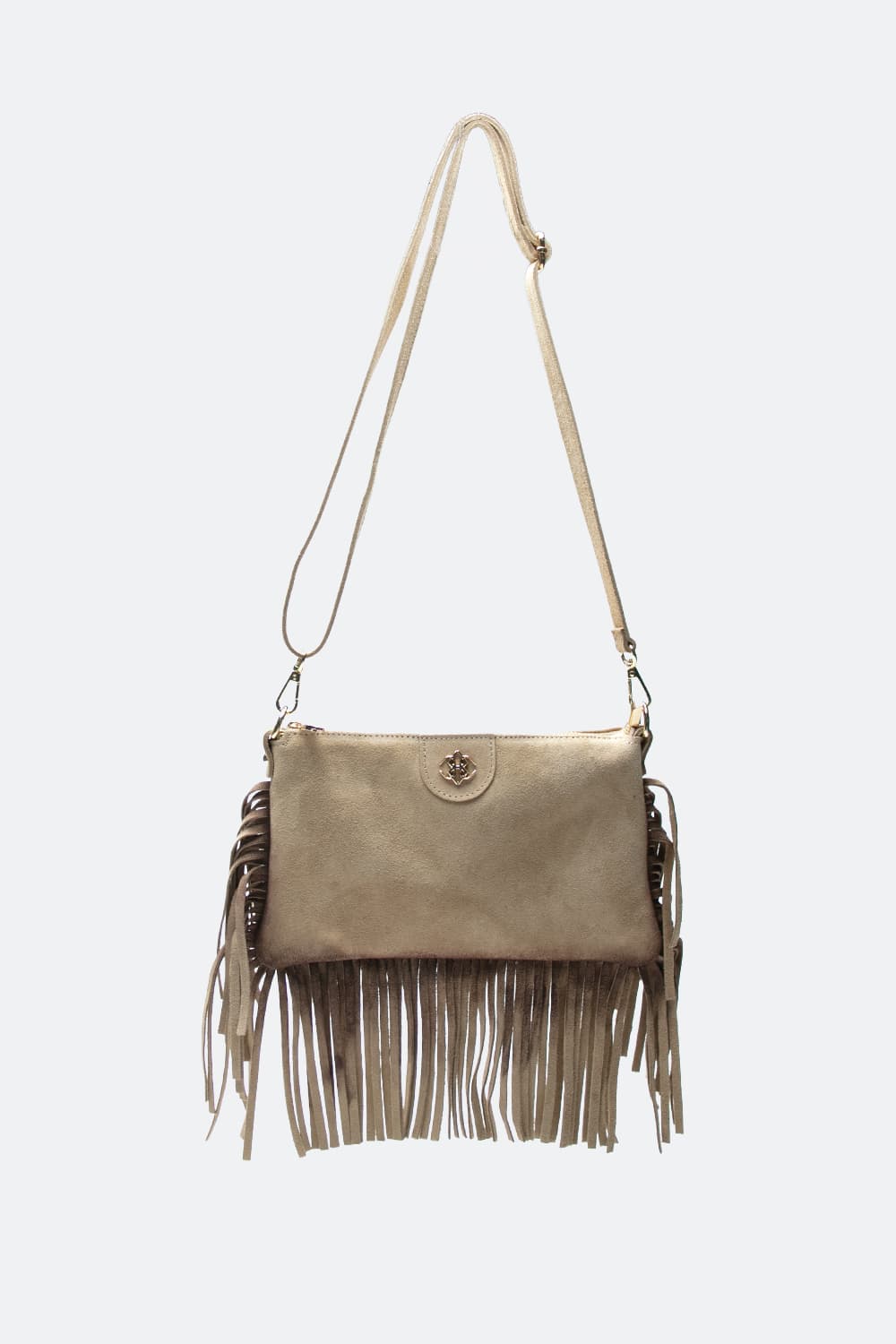 Opéra Camoscio Frange Taupe