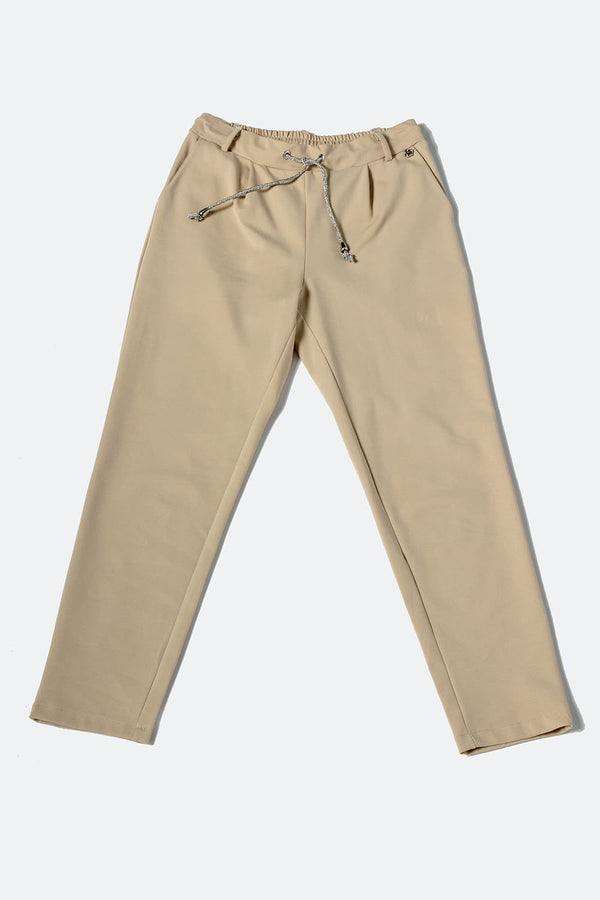 Pantalone Shine Beige donna Barone firenze