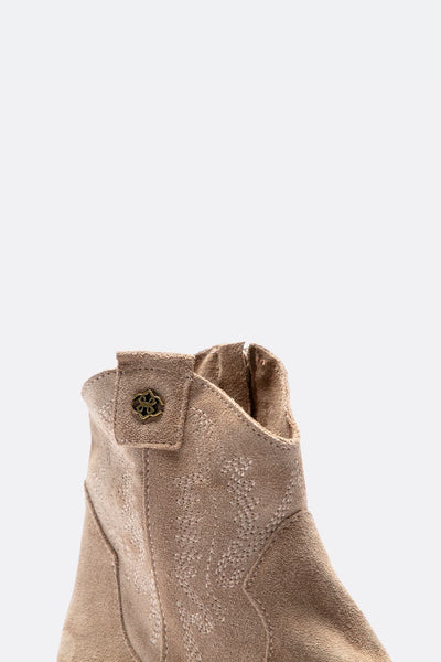 Stivali Petrarca Camoscio Beige