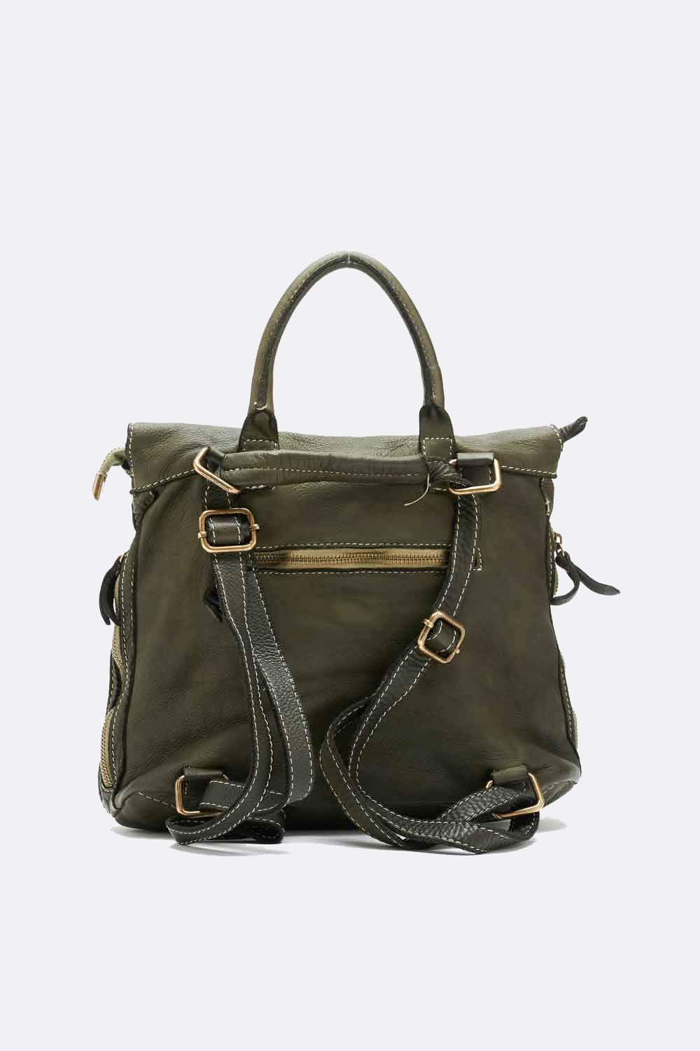 Zaino Pisa Verde donna Barone firenze - 10