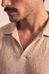 Polo Tramata Uomo Beige uomo Barone firenze - 1