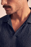 Polo Tramata Uomo Blu uomo Barone firenze - 3