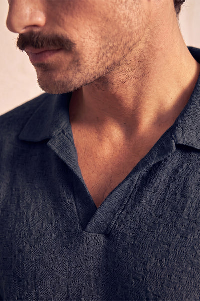 Polo Tramata Uomo Blu