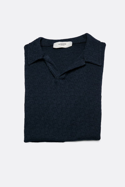 Polo Tramata Uomo Blu