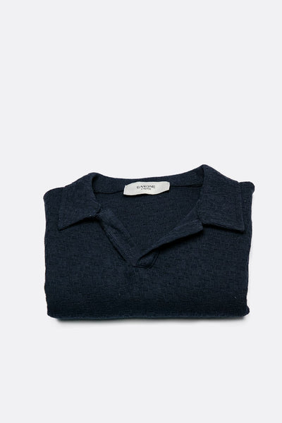 Polo Tramata Uomo Blu