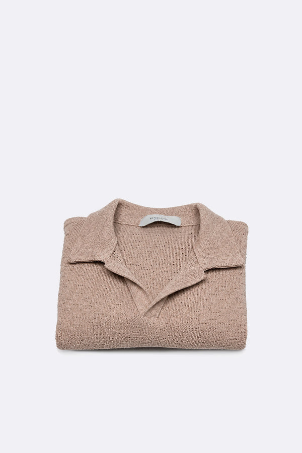Polo Tramata Uomo Nocciola uomo Barone firenze