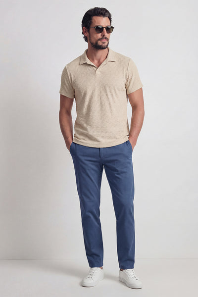 Polo Tramata Uomo Beige