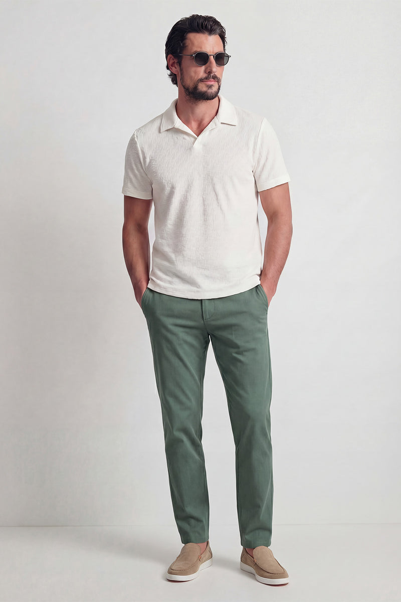 Polo Tramata Uomo Bianco uomo Barone firenze - 5
