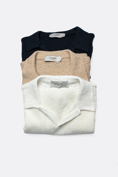 Polo Tramata Uomo Blu