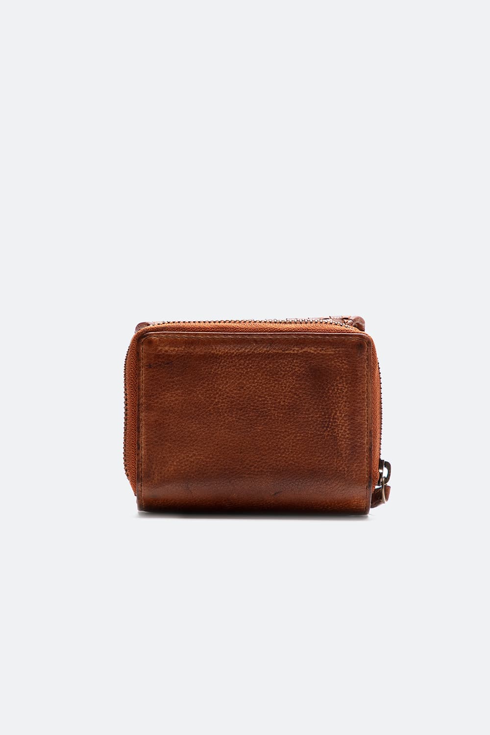 Portafoglio Intreccio Bottone e Liscio Cuoio unisex Barone firenze - 4